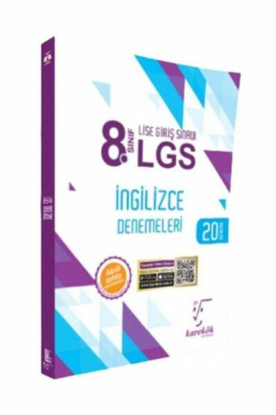 Karekök Yayınları 8. Sınıf LGS İngilizce 20 Deneme