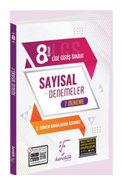 Karekök Yayınları 8.Sınıf LGS 1.Dönem Sayısal 7 Deneme