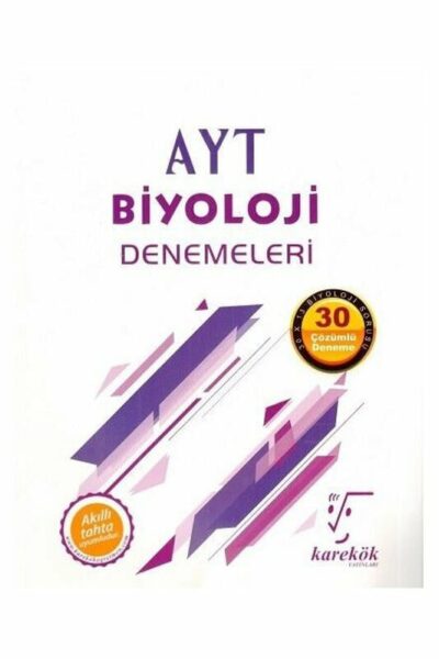 Karekök Yayınları AYT Biyoloji 30 Çözümlü Deneme