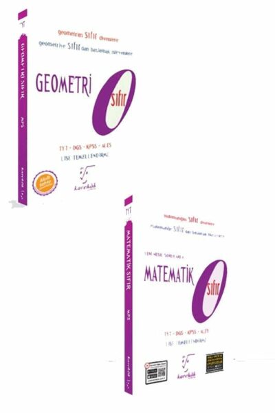 Karekök Yayınları YKS Sıfır Matematik Geometri Soru Bankası Seti