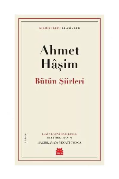 Kırmızı Kedi Yayınevi Ahmet Haşim Bütün Şiirleri