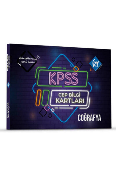 KR Akademi KPSS Coğrafya Cep Bilgi Kartları