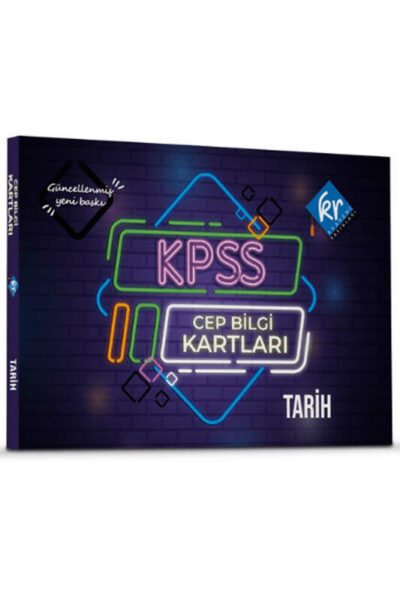 KR Akademi KPSS Tarih Cep Bilgi Kartları