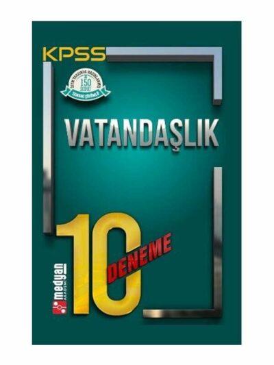 Medyan Yayınları KPSS Vatandaşlık 10 Deneme