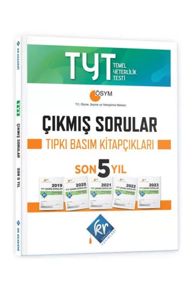 KR Akademi Yayınları 2024 TYT Çıkmış Sorular Son 5 Yıl Tıpkı Basım Fasikülleri