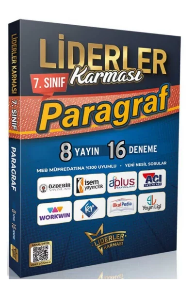 Liderler Karması 7. Sınıf Paragraf Denemeleri 8 Yayın 16 Deneme