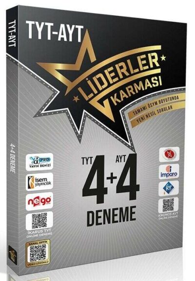 Liderler Karması Yayınları 2023 TYT AYT 4+4 Deneme Seti