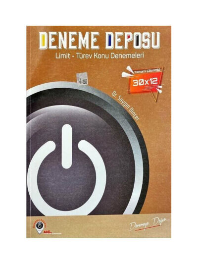Deneme Deposu Yayınları Limit Türev Konu Denemeleri
