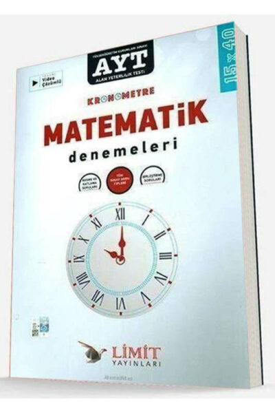Limit Yayınları AYT Kronometre Matematik 15x40 Denemeleri