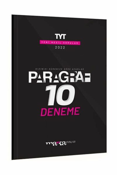 Marka Yayınları 2022 TYT Paragraf Yeni Nesil 10 Deneme