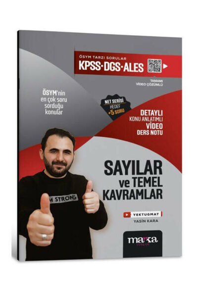 Marka Yayınları 2023 KPSS DGS ALES Sayılar ve Temel Kavramlar Konu Anlatımlı Video Ders Notu