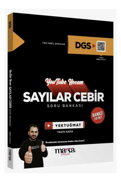 Marka Yayınları 2024 Youtube Hocam DGS Sayısal Cebir Soru Bankası