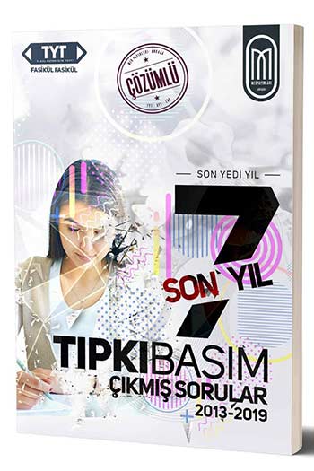 MEG Yayınları TYT Tıpkı Basım Son 7 Yıl Fasikül Çözümlü Çıkmış Sorular