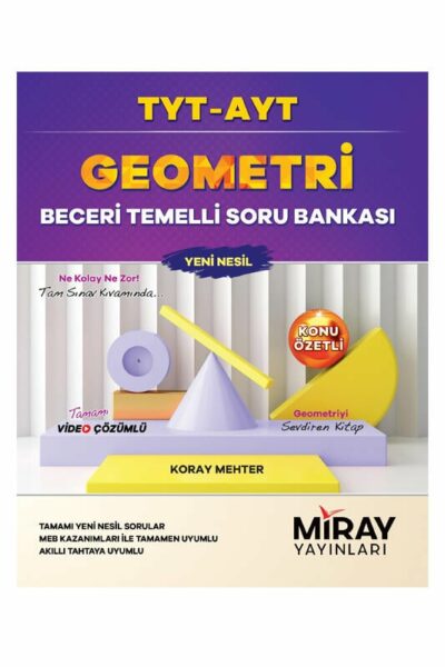 Miray Yayınları TYT AYT Geometri Beceri Temelli Soru Bankası