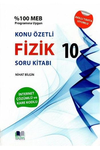 Nihat Bilgin Yayınları 10. Sınıf Fizik Konu Özetli Soru Bankası