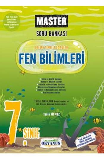 Okyanus Yayınları 7. Sınıf Master Fen Bilimleri Soru Bankası