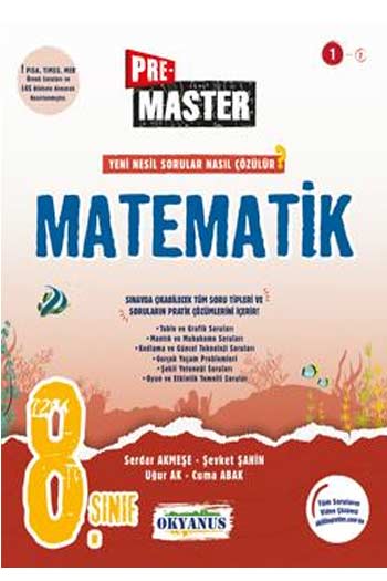 Okyanus Yayınları 8. Sınıf Premaster Matematik Soru Bankası