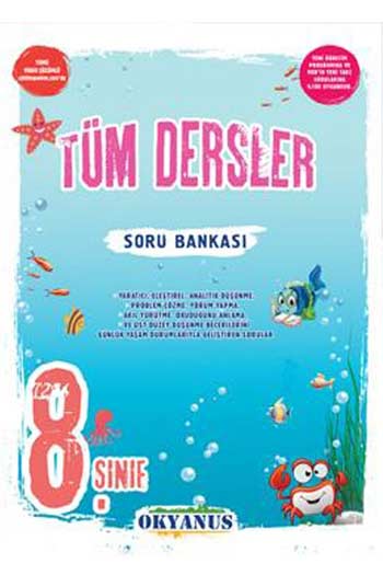 Okyanus Yayınları 8. Sınıf Tüm Dersler Soru Bankası