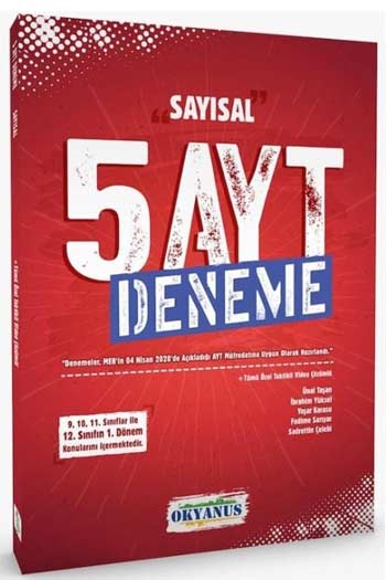 Okyanus Yayınları AYT Sayısal 5 Deneme