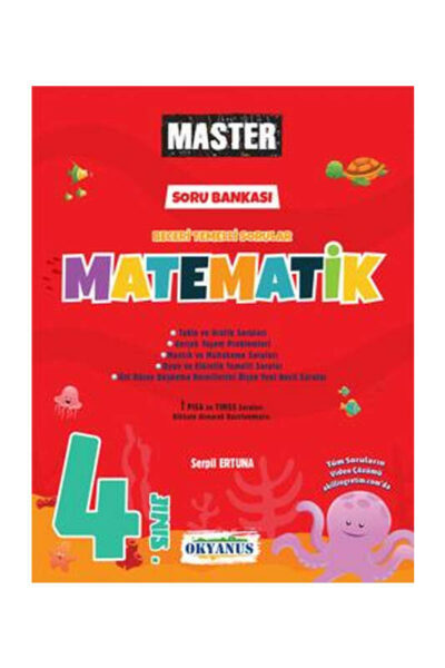 Okyanus Yayınları 4. Sınıf Master Matematik Soru Bankası