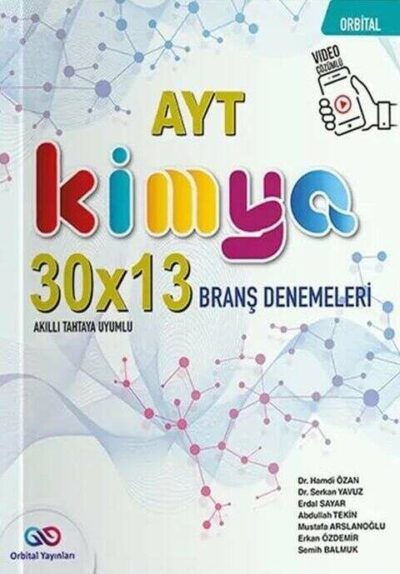 Orbital Yayınları AYT Kimya 30 x 13 Branş Denemeleri