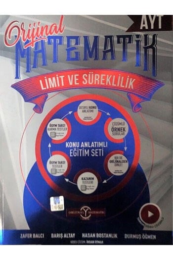 Orijinal Yayınları AYT Matematik Limit ve Süreklilik Konu Anlatımlı Eğitim Seti