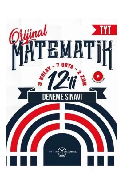 Orjinal Yayınları 2024 TYT Matematik 12 Deneme Sınavı
