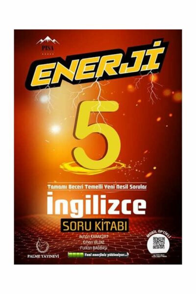Palme Yayınevi 5. Sınıf İngilizce Enerji Soru Kitabı
