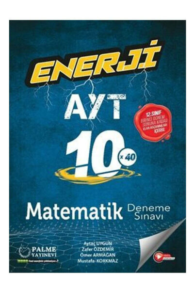 Palme Yayınları 2023 AYT Matematik Enerji 10 Deneme