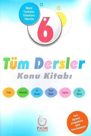 Palme Yayınları 6.Sınıf Tüm Dersler Konu Kitabı
