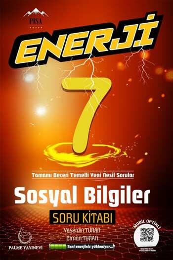 Palme Yayınları 7. Sınıf Sosyal Bilgiler Enerji Soru Kitabı