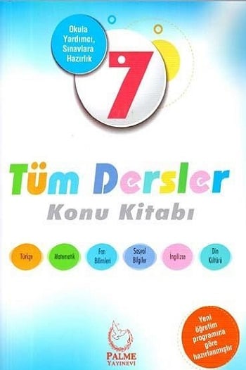 Palme Yayınları 7.Sınıf Tüm Dersler Konu Kitabı