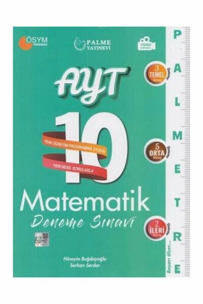 Palme Yayınları AYT Matematik Palmetre Serisi 10 Deneme Sınavı