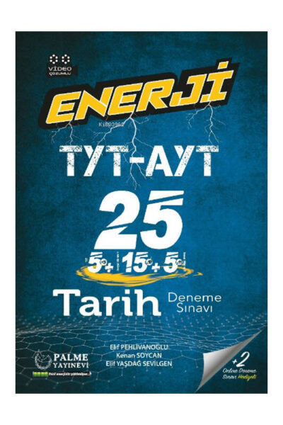 Palme Yayınları TYT AYT Enerji Tarih 25 Deneme Sınavı