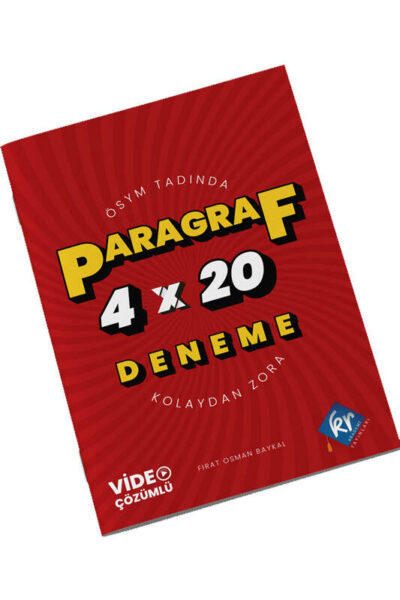 KR Akademi Paragraf 4x20 Deneme Video Çözümlü