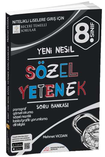 Paragrafın Şifresi Yayınları 8. Sınıf Sözel Yetenek Soru Bankası