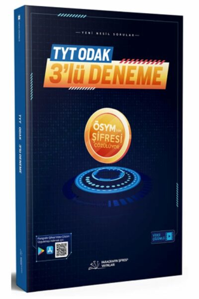 Paragrafın Şifresi Yayınları 2021 TYT Odak 3 lü Deneme