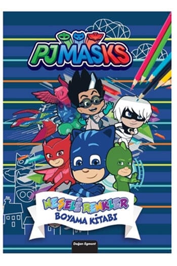 Pjmasks Neşeli Renkler Boyama Kitabı Doğan Egmont Yayıncılık
