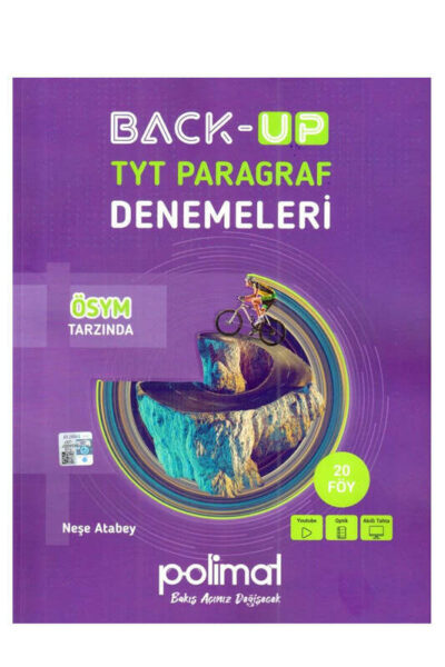 Polimat Yayınları TYT Paragraf Back-Up 20 Deneme