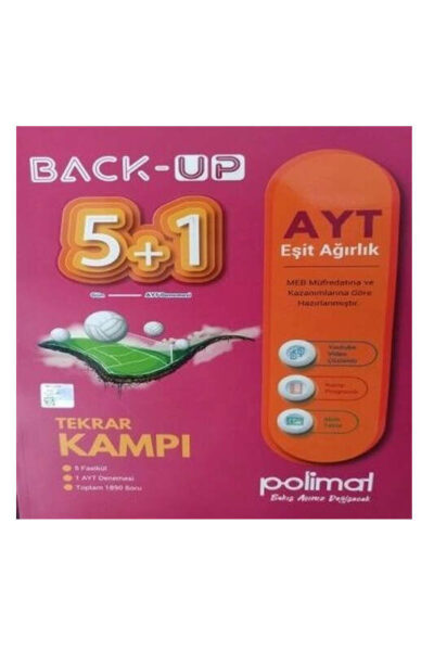 Polimat Yayınları AYT Eşit Ağırlık Back-Up 5+1 Tekrar Kampı