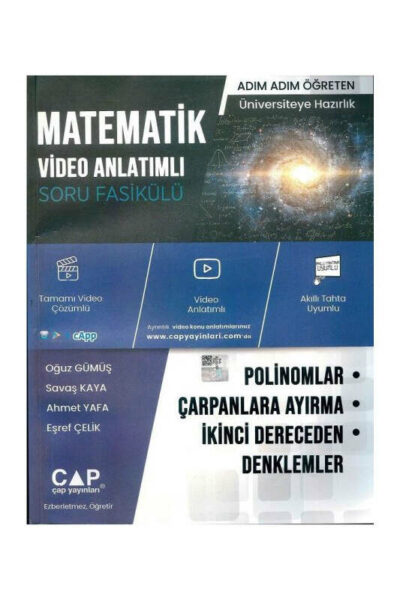 Çap Yayınları Polinomlar Çarpanlara Ayırma İkinci Dereceden Denklemler