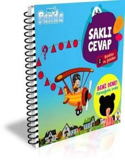 Saklı Cevap 2-Renkler ve Şekiller Mavi Panda Yayınları