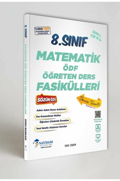 Saydam Yayınları 8. Sınıf Matematik ÖDF Öğreten Ders Fasikülleri