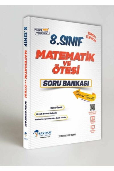 Saydam Yayınları 8. Sınıf Matematik ve Ötesi Soru Bankası