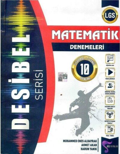 Ses Yayınları 8. Sınıf LGS Matematik Desibel Serisi 10 Deneme