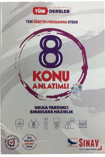 Sınav Yayınları 8. Sınıf Tüm Dersler Konu Anlatımlı