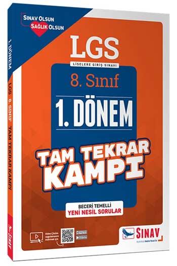 Sınav Yayınları 8. Sınıf LGS 1. Dönem Çözümlü Tam Tekrar Kampı