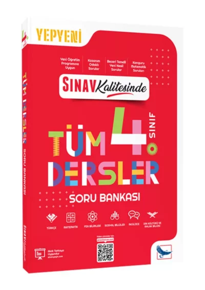 Sınav Yayınları 2024 Sınav Kalitesinde 4.Sınıf Tüm Dersler Soru Bankası