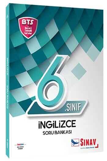 Sınav Yayınları 6. Sınıf İngilizce Soru Bankası BTS
