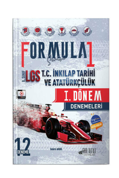 Son Viraj Yayınları 8. Sınıf LGS T.C İnkılap Tarihi ve Atatürkçülük Formula Serisi 1. Dönem 12 Denemeleri